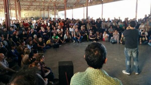 Asamblea social. From: anticapitalistes.net