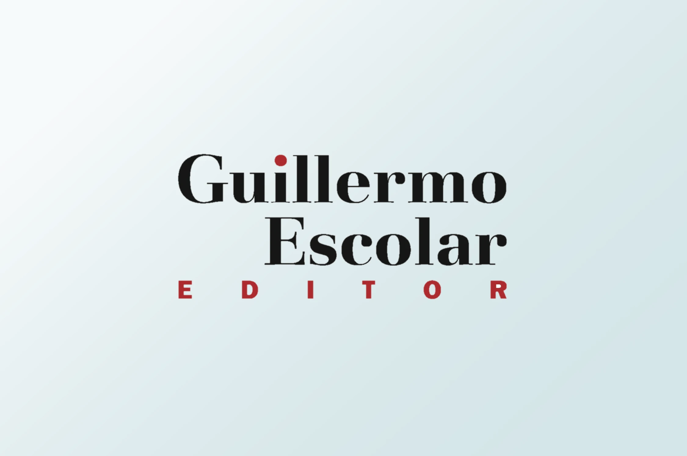 guillermo escolar editorial
